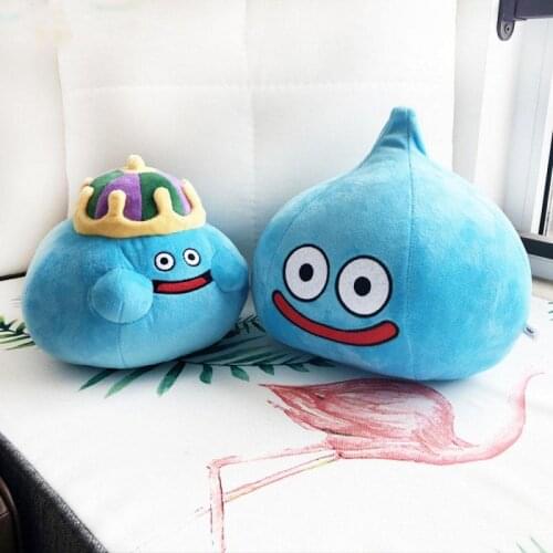 New Game Dragon Quest Smile Slime Plush Dolls 20/26cm Cartoon Anime King Suffed Doll Toys Baby Kids Best Christmas Gifts 1Pc
