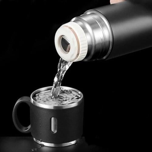 580ml New 316 Stainless Steel Thermos Mug Water Bottle Men and Women Portable Vacuum Flask Cup Business Gifts Custom Thermos