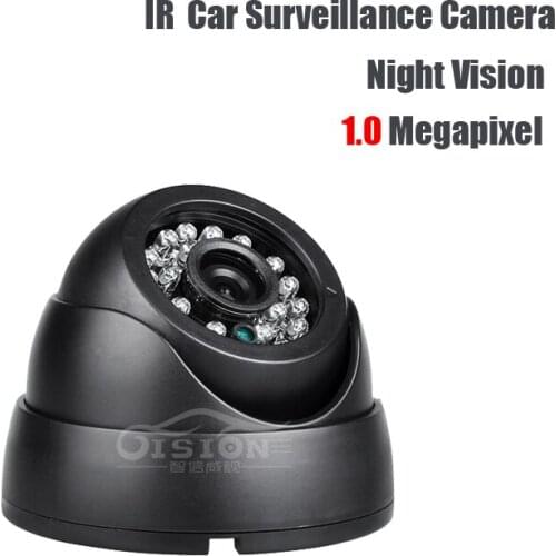 AHD 1.0MP School Bus Camera,3.6mm CCD IR Night Vision Indoor Front Truck Camera for Car DVR Record Security Surveillance