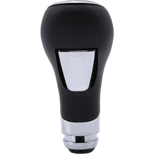 Automatic Car Transmission Gear Lever Automatic Leather Shifter Black Universal Gear Shift Knob Car Style Accessories