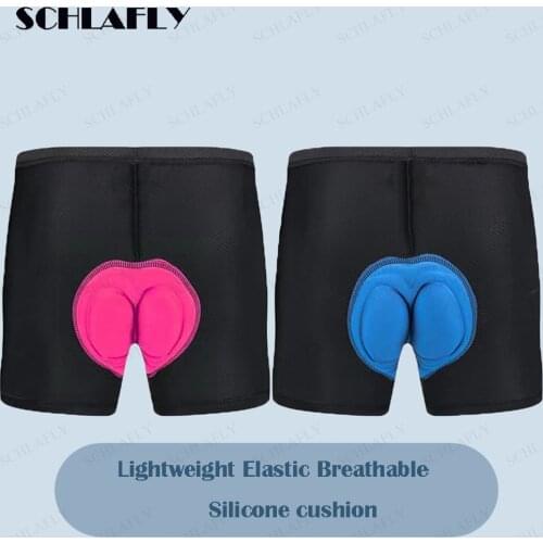 Breathable Cycling Shorts Cycling Underwear Silicone Gel Pad Shockproof Bicycle Underpant Road Bike Women Underwear Man Shorts