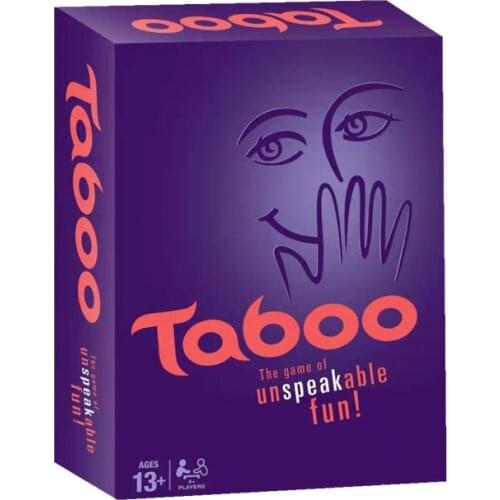 Classic Taboo Card Game Board Game Fun Finding Words Board Game Party Family Interactive Games for Adults High Quality