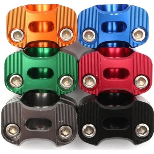 HandleBar Mount Clamps Risers Mount Adapter 7/8" To 1 1/8" For Dirt Pit Bike ATV Easy To Install