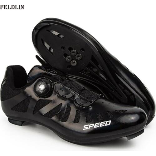 Cycling Shoes Mens SPD Road Bike Sneakers Professional Outdoor Sport Self-locking Ultralight Bicycle Shoes Sapatilha carbon sole