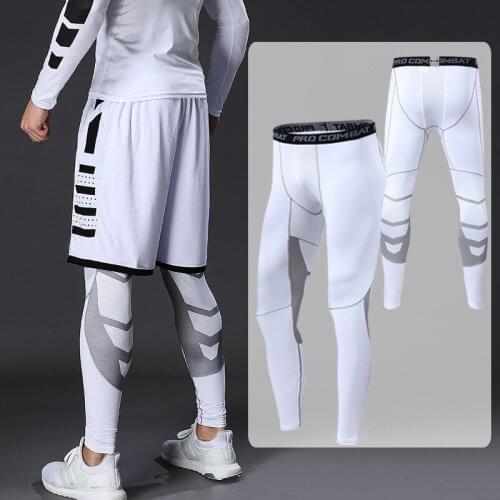 New Arrival Men Compression Sportwear Running Tights Men Sports Leggings Fitness Men Gym Clothing Basketball Training pant