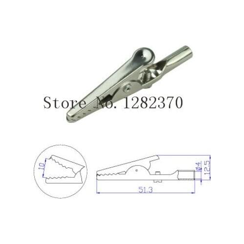 [SA] CL4716 iron 4mm thick alligator clip ground entrained jack or screw terminals --200PCS/LOT