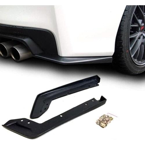 1 Pair Rear Bumper Lip for 2015-2016 Subaru Impreza WRX Sti Rear spoiler Angle Knife