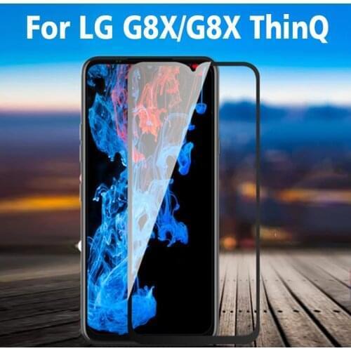 2PCS Full Cover High-alumin Tempered Glass For LG G8X Screen Protector protective Explosion proof film For LG G8X ThinQ glass