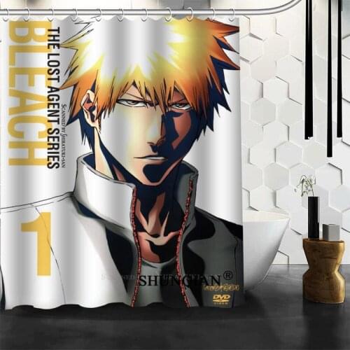 Bleach Rukia Kuchiki Shower Curtain Funny Curtain For Bathroom Waterproof Polyester Fabric Eco-Friendly 2020 Bath Curtain Gift