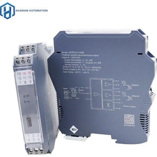0-10v 2 output 1 inputs analog dc signal automation voltage loop isolators 4 20ma