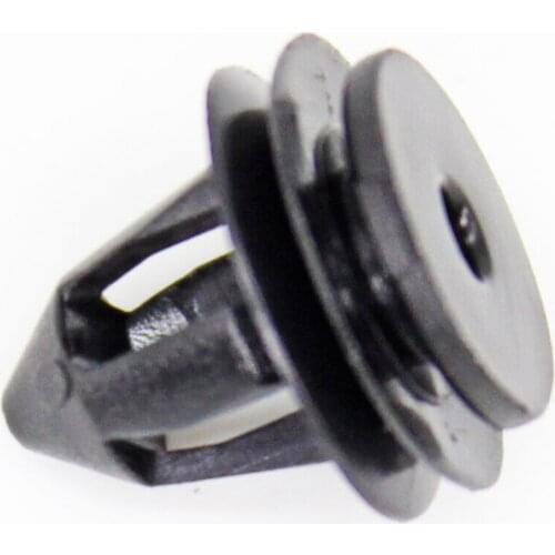 10pcs Black Nylon Door Pannel Clips Mountings Fastener Screws for Volkswagen 1K6-837-200B