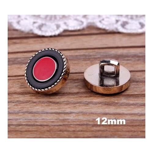 30pcs/lot New round shirt plastic buttons 12mm Gold color plating sewing buttons,apparel accessories(aa-47)