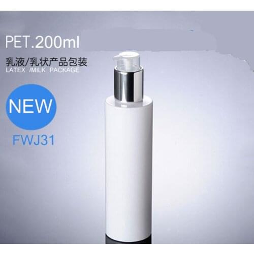 300pcs/lot Wholesale Plastic PET 200ml Spiral Pump Plastic Soap Dispenser Pump Lotion Bottle