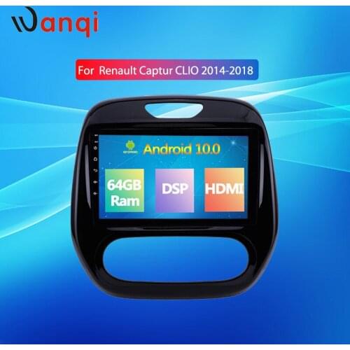 4+64GB Carplay DSP Car Multimedia Auto Radio For Renault Captur CLIO 2014 2015 2016-2018 Stereo Audioauto Split Screen px6/7