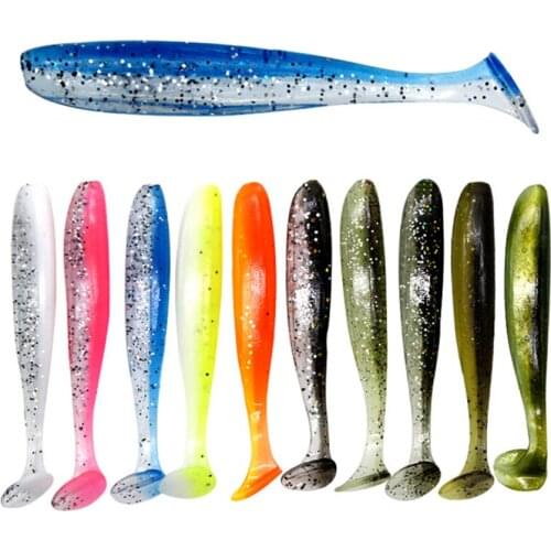 5/10pcs 7/12cm 2g9.5g Soft Lures Silicone Bait Goods Fishing Sea Fishing Pva Swimbait Wobblers Artificial Tackle Carp Fishing