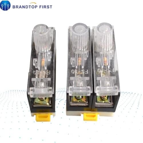 Din Rail Mount Single Pole 6X30mm Fuse Holder Glass fuse tube fuse casing