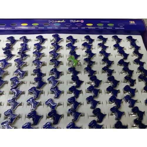 Europe high quality Cartoon animal adjustable mood rings