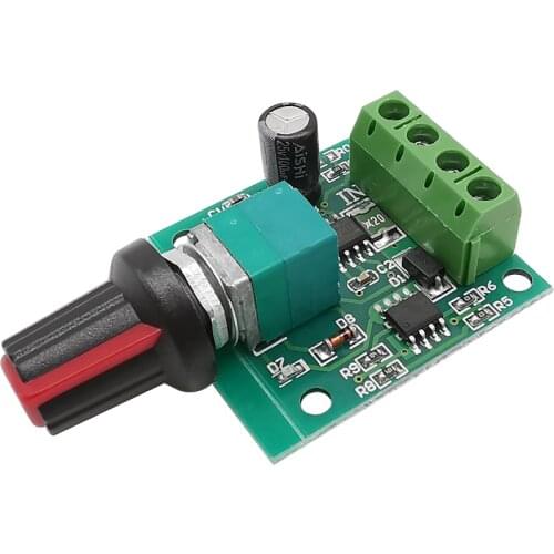 1Pcs 1803BK 2A PWM Motor Speed Controller DC 1.8V 3V 5V 6V 12V Low Voltage Motor Speed Controller PWM Adjustable Drive Module