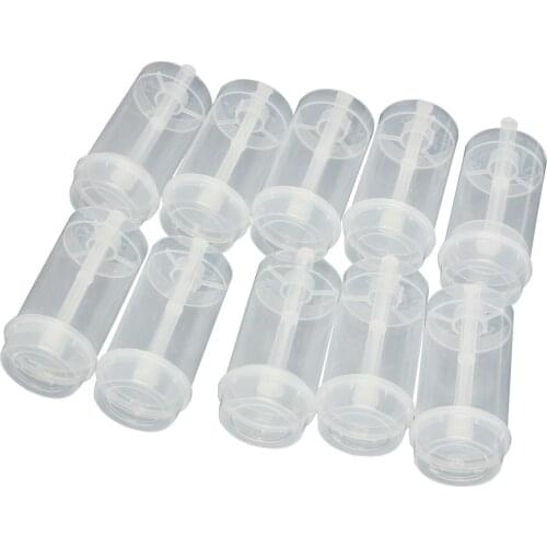 50pcs Round Push-Up Cake Pop Shooter Plastic Clear Cake Holder Push Pops Cake Container With Lid Kitchen Supplies
