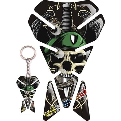 Motorcycle Tank Pad Stickers Decals For KAWASAKI KTM BWM YAMAHA SUZUKI HONDA