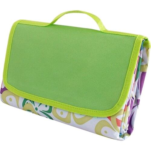 Outdoor Camping Folding Mat Beach Mat Breathable Soft Blanket Outdoor Folding Waterproof Blanket Camping Beach Plaid Picnic Mat