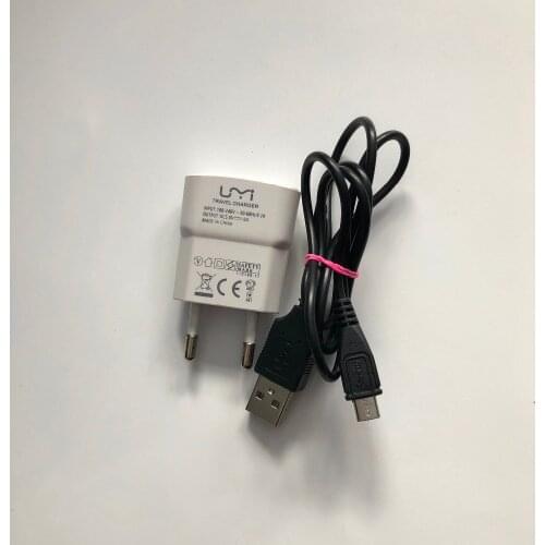Used Travel Charger + USB Cable USB Line For UMI Touch MTK6753 Octa Core 5.5" FHD 1920x1080