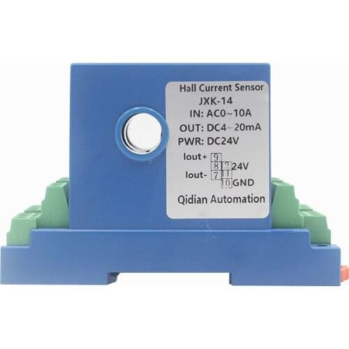 JXK-14 AC 10A, 20A,30A,50A 100A 150A 200A Current Transmitter Ampere Signal Transducer Hall Current Sensor AC Current Transducer