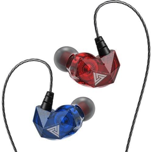 QKZ Copper Driver HiFi Sport Professional Earphone In Ear Earphone For Running With Microphone Earphone Music Earbuds AK2