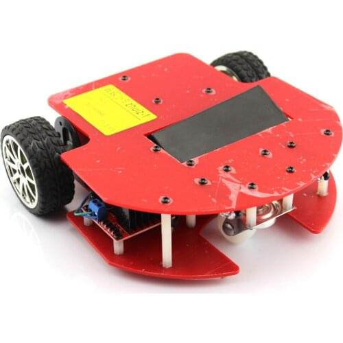 Smart Car DIY Roaming Car Fun 51 Single Chip Microcomputer Production Kit To Prevent Falling Robot RC Toy Remote Control