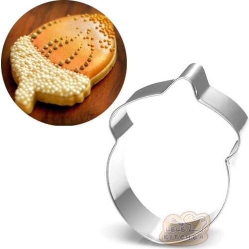 1pcs patisserie reposteria Pine Nuts Metal Cookie Cutter Chocolate Cupcake Toppers Pastry Shop Fondant Cake Decor Tools Bakery