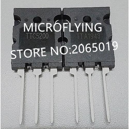 2PAIR/4PCS TTA1943 + TTC5200 A1943 + C5200 TO-3PL