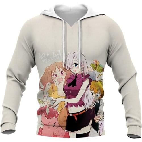 CLOOCL Seven Deadly Sins Print Hoodies 3D Cartoon Anime Men Sweatshirts Unisex Casual Long Sleeve Pullovers Harajuku Hooded
