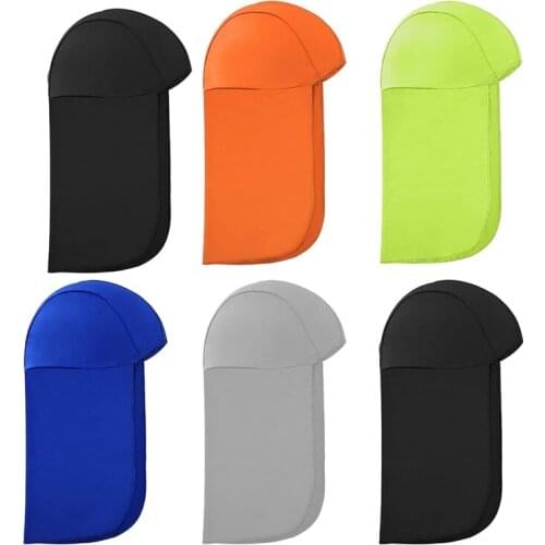 6 Pcs Hard Hat Neck Shade Elastic UV Protection Sun Shade Hat Neck Shield Neck Protector to Cover Neck for Fishing Retail