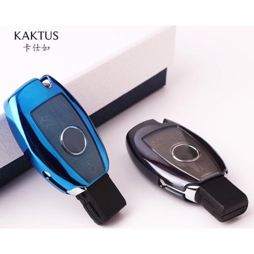 High Quality Tpu Car Remote Shell Key Case Cover for Mercedes Benz Class W205 E Class W212 A B S GLC GLA GLK Car Accessories