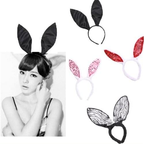Cosplay Carnival Fantasia 2016 Festival Child Girl Headwear Cute Lovely Long Rabbit Bunny Ears For Halloween Christmas