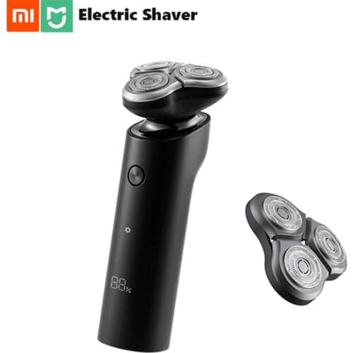 Xiaomi Mijia Electric Razor 3 Head Flex Dry Wet Shaving Washable Main-Sub Dual Blade Turbo+ Mode Comfy Clean