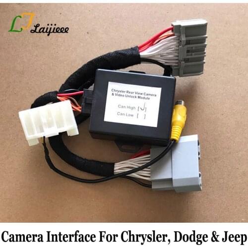 Reverse Camera Interface For Jeep Chrysler Dodge With MYGIG Navigation/ For Rearview Camera Update Reversing Image Of 7'' Screen