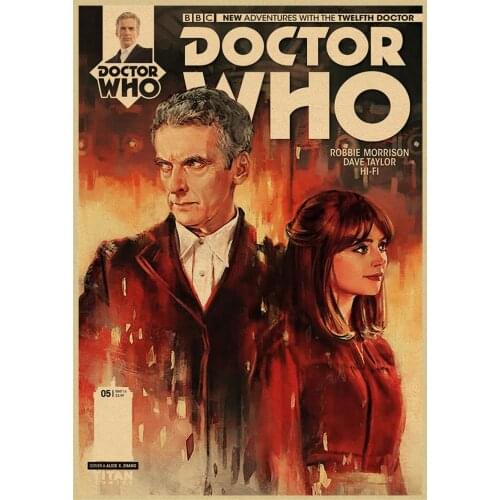 Classic Movie Doctor who Retro Art Decor Quality Canvas Painting Picture living room Home Decor Poster Cafe Bar Wall Decor