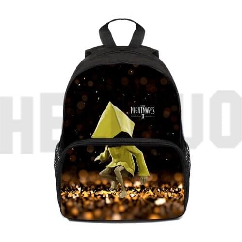 Little Nightmares 2 Backpack Teens Daily New Game Knapsack Mochila Boys Girls 12/16inch School Bag Men Women Rucksack School Bag