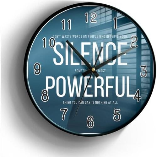 Nordic Silent Wall Clock Large Hanging Clocks Wall Watch Home Simple Modern Living Room Luxury Saat Home Décor