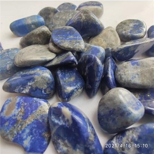 Natural Lapis Lazuli Gravel Crystal Original Stone Granule Fish Tank Flower Landscaping Decoration Mineral Stone Healing Stone