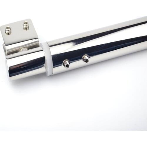 Stainless steel Shower Glass door fixed rod/clip,Bathroom glass support bar,Plane fixed,Adjustable length,shower accessories