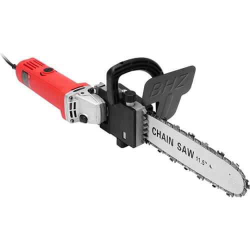 New 11.5/12 Inch Chainsaw Bracket Change 100 Angle Grinder Into M10/M14/M16 Chain Saw Woodworking Electric Saw Power Tool Set