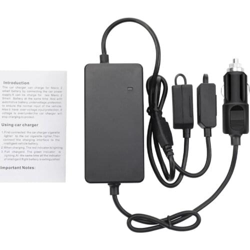 New Fast Car Charger for DJI Mavic 2 Zoom Intelligent Flight Battery Charging Hub Charger Mavic 2 Pro Car Charging Adapter
