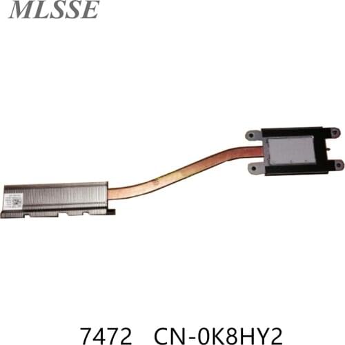 New Original For DELL Inspiron 7472 Laptop Cooling Heatsink K8HY2 0K8HY2 CN-0K8HY2 100% Test Fast Ship