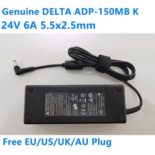 Genuine DELTA ADP-150MB K 24V 6A 5A 5.5x2.5mm AC Power Supply Adapter For 150W Laptop Power Supply Charger