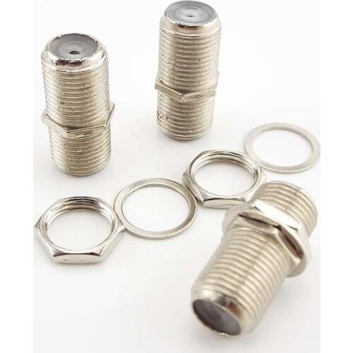 F Type Coupler Adapter Connector Female F/F Jack RG6 Coax Coaxial Cable Used In Video Or SMA RF Coax Connector Plug U26