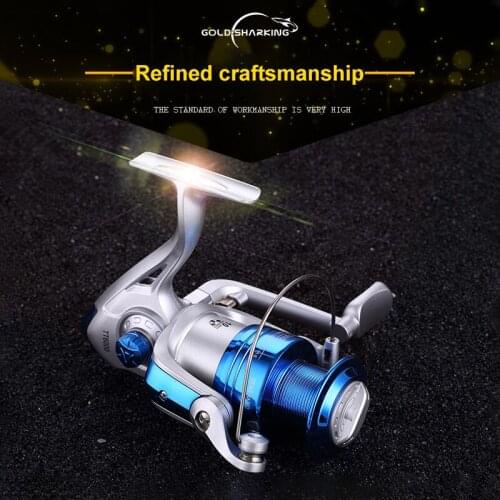 Spinning Reels Fishing Reels Iso Rod Reels Sea Rod Reels Fishing Tackle Golden Shark King TT Blue 2000-7000