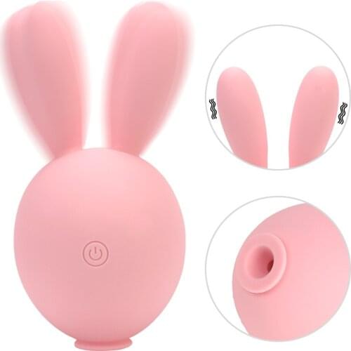 G-spot Sucking Rabbit Vibrator Female Masturbator Sex Toys for Women Clitoris Stimulator 10 Modes Nipple Stimulation