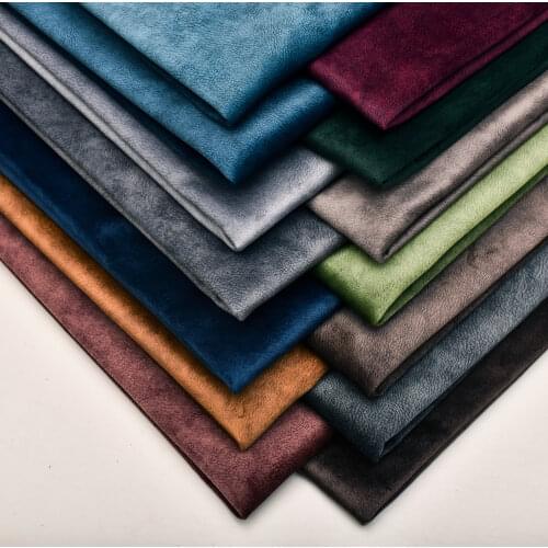 Technology Velvet Fabric By The Meter Thickened Lychee Pattern Imitation Leather Suede for Sewing Chair Sofa Cover Soft Brocade